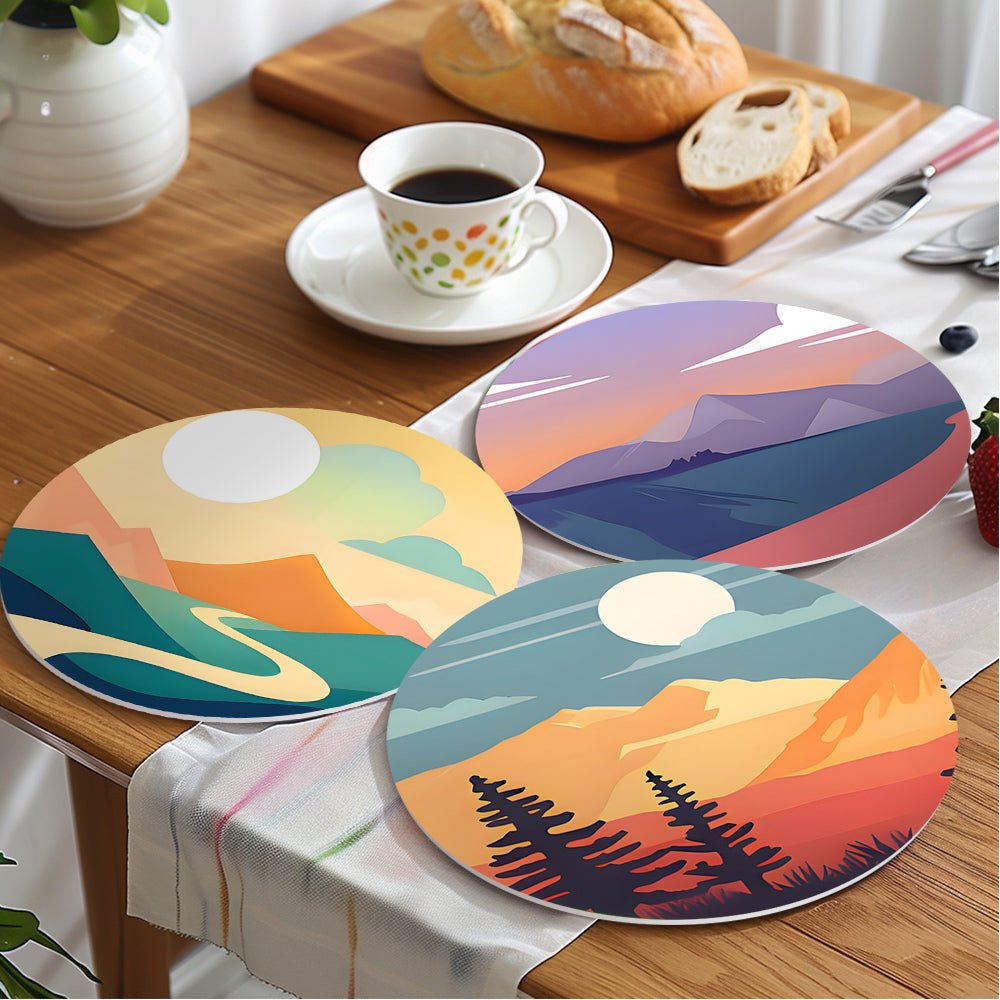 Sunset Horizons (6 Pieces) paint by numbers kit