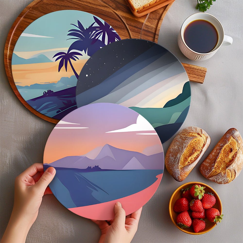 Sunset Horizons (6 Pieces) paint by numbers kit