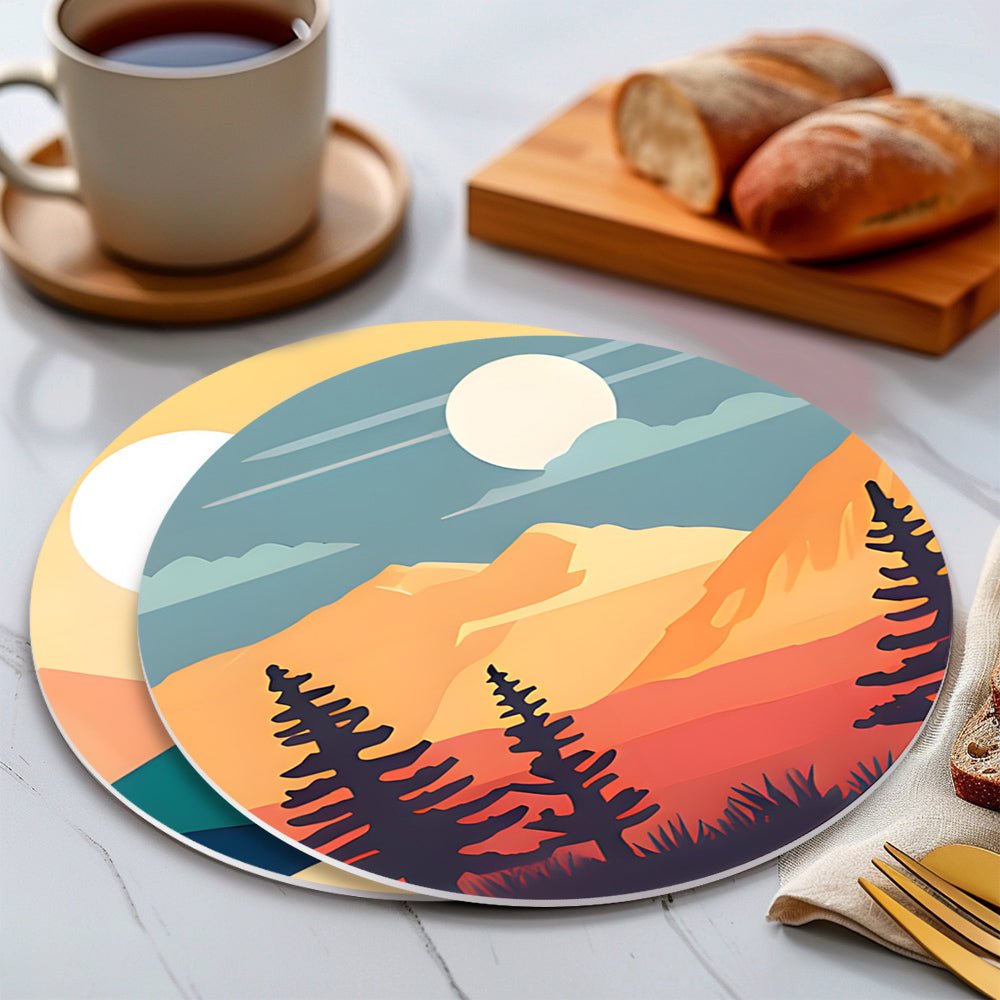 Sunset Horizons (6 Pieces) paint by numbers kit