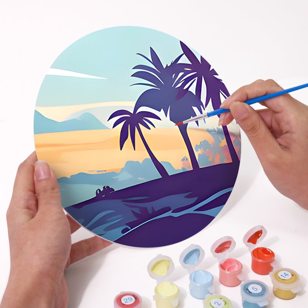 Sunset Horizons (6 Pieces) paint by numbers kit