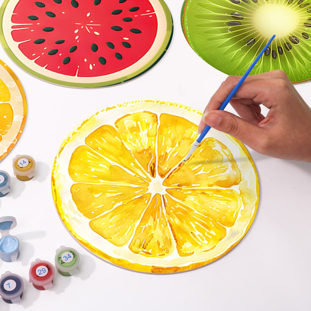 Citrus Pop (6 Pieces) paint by numbers kit