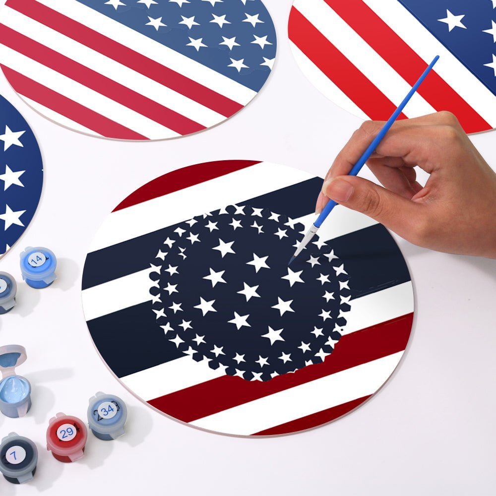 Liberty Stripes (6 Pieces) paint by numbers kit