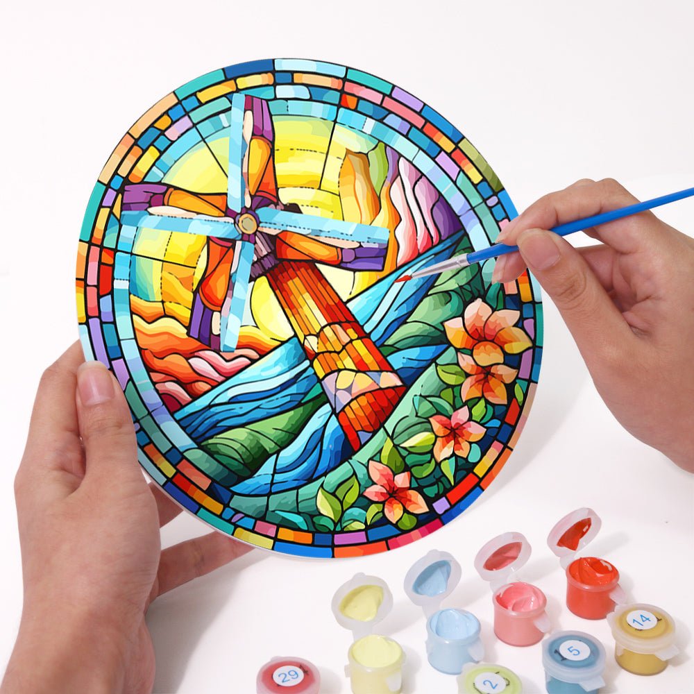 Luminous Seasons (4 Pieces) paint by numbers kit