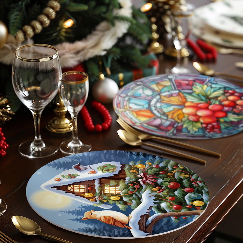 Luminous Seasons (4 Pieces) paint by numbers kit