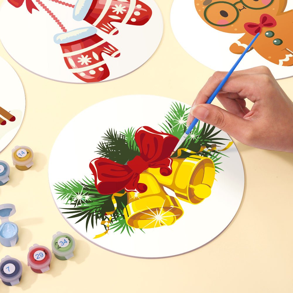Holiday Cheer (4 Pieces) paint by numbers kit