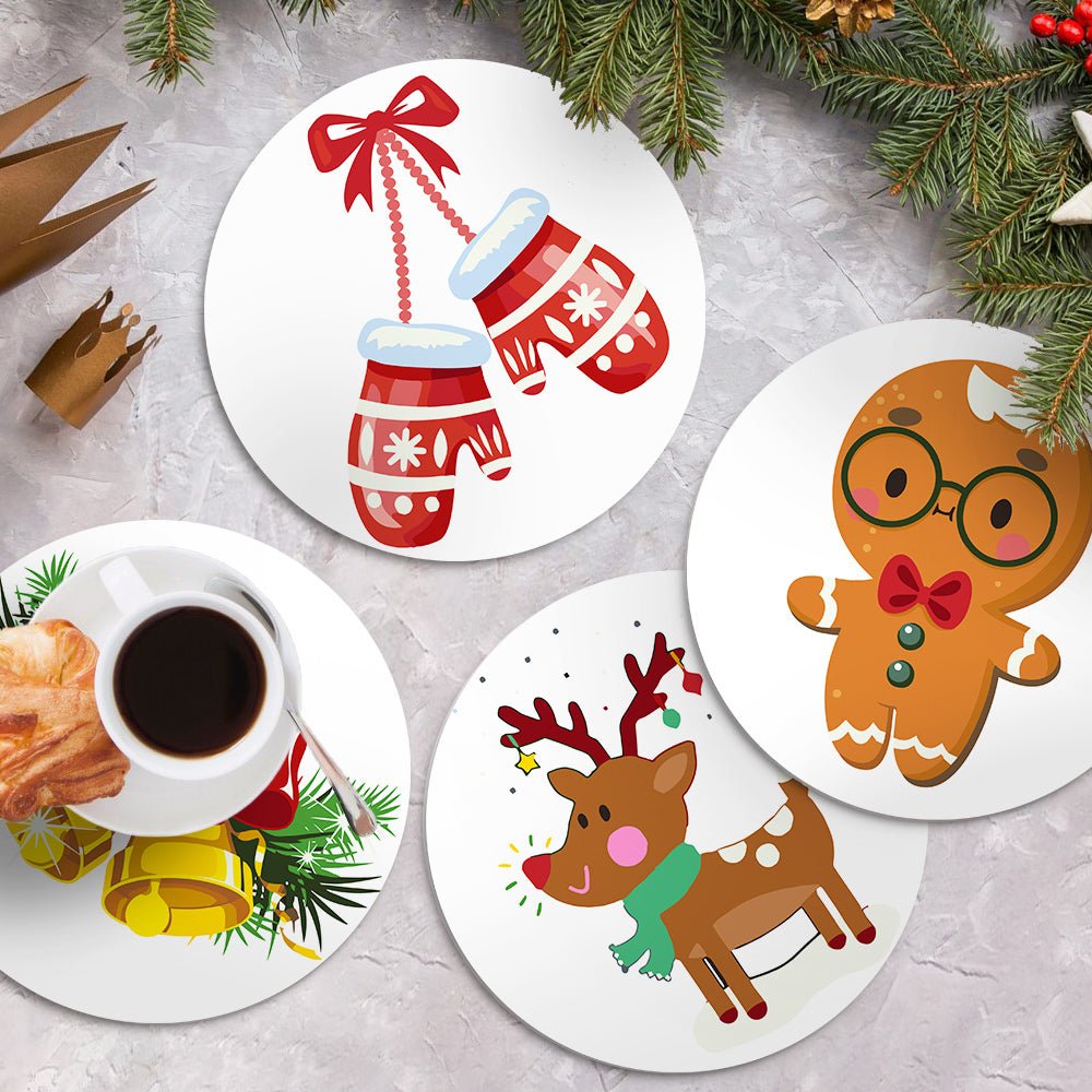 Holiday Cheer (4 Pieces) paint by numbers kit