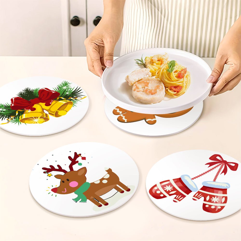 Holiday Cheer (4 Pieces) paint by numbers kit