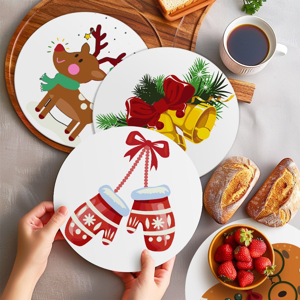 Holiday Cheer (4 Pieces) paint by numbers kit
