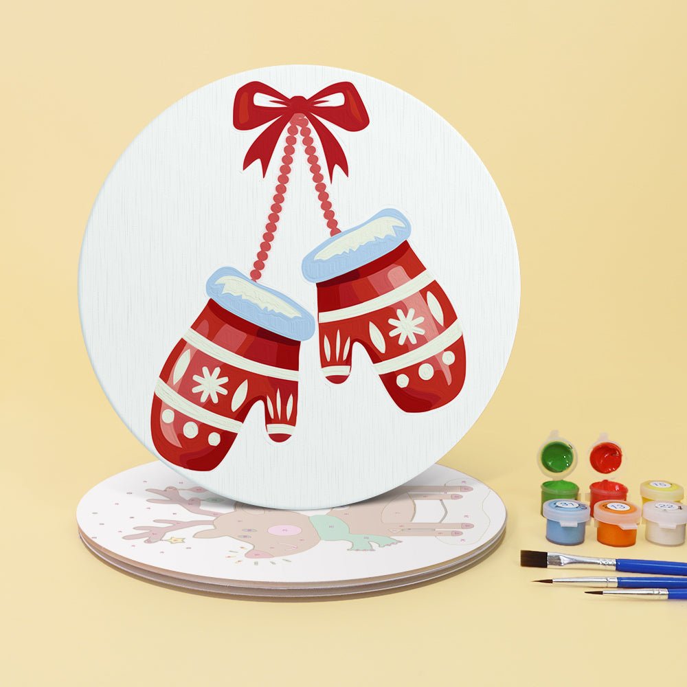 Holiday Cheer (4 Pieces) paint by numbers kit
