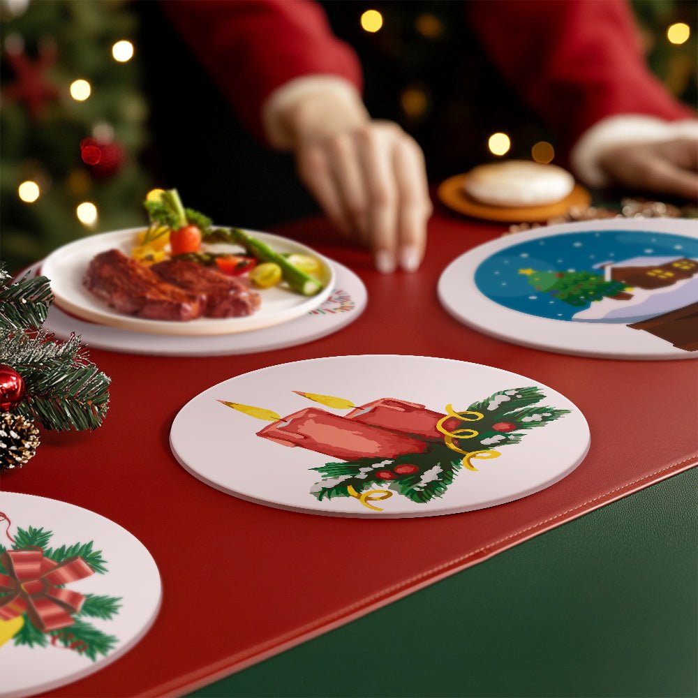 Winter Glow (4 Pieces) paint by numbers kit