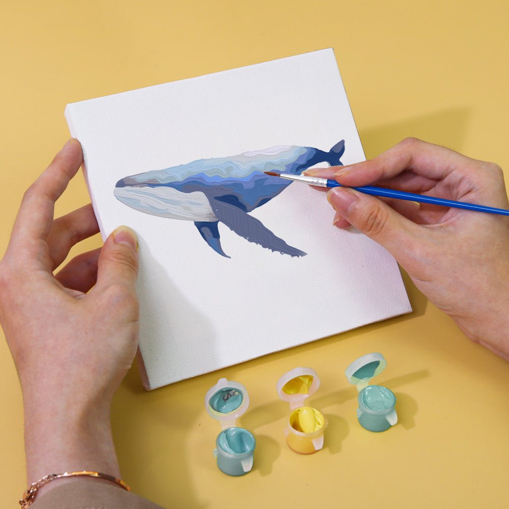 Ocean Friends - Mini Paint by Numbers Kit (6 Pieces) paint by numbers kit