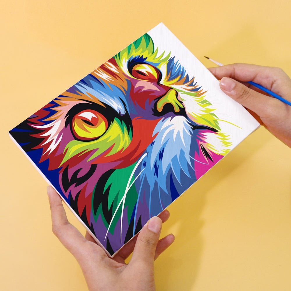 Colorburst Wildlife - Mini Paint by Numbers Kit (6 Pieces) paint by numbers kit