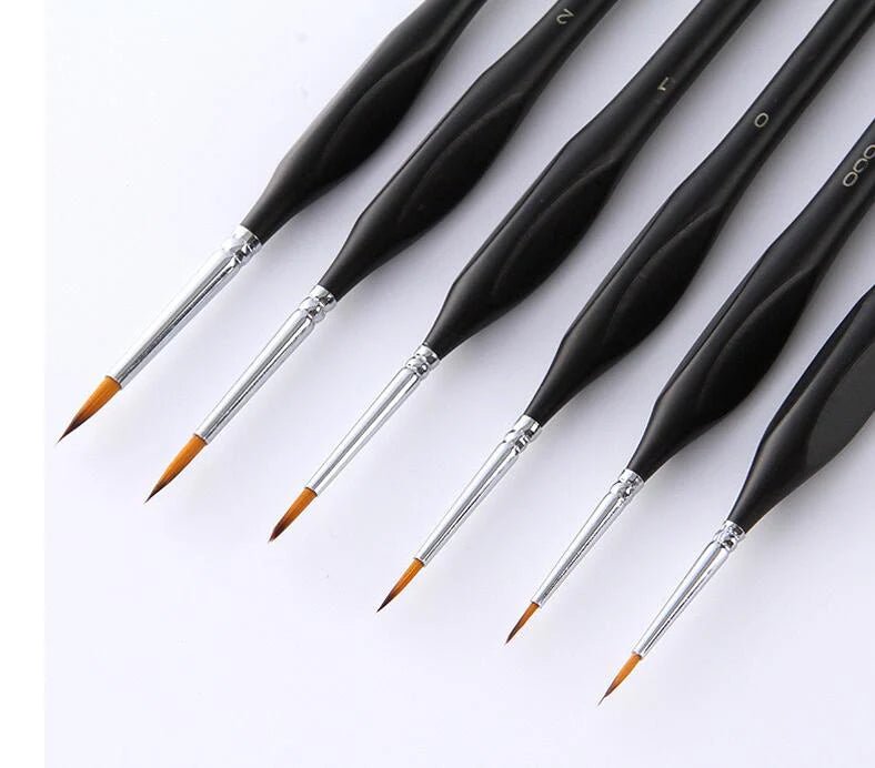 Precision Detail Paint Brush Set (6 Pieces) paint by numbers kit