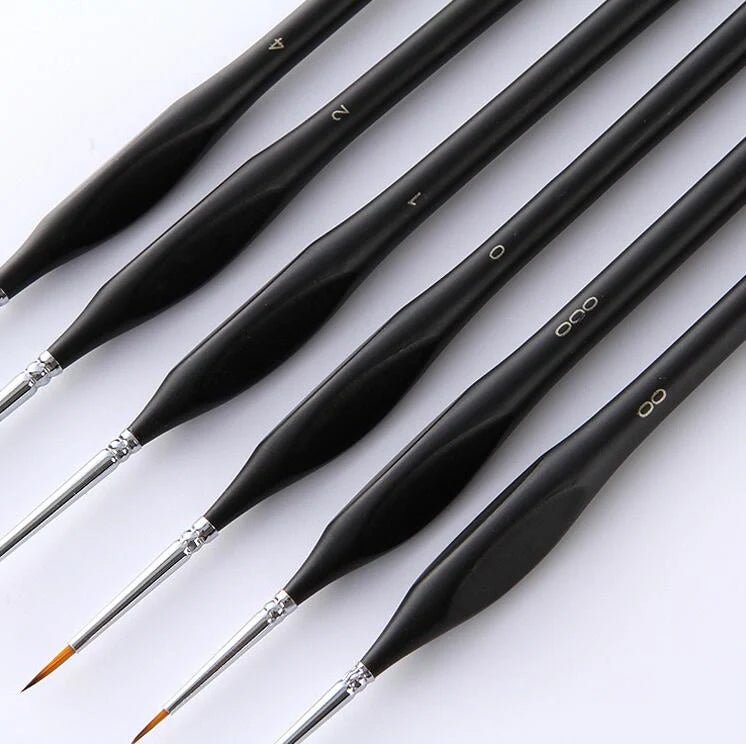 Precision Detail Paint Brush Set (6 Pieces) paint by numbers kit