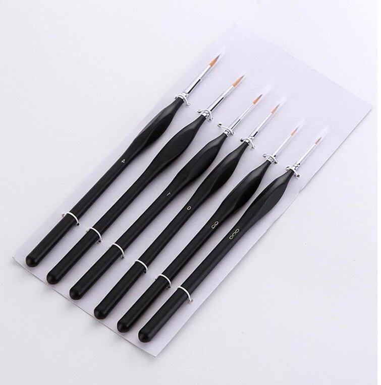 Precision Detail Paint Brush Set (6 Pieces) paint by numbers kit