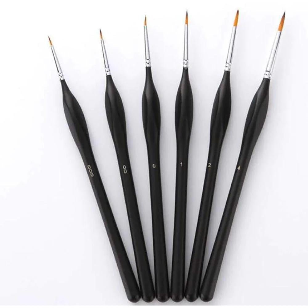 Precision Detail Paint Brush Set (6 Pieces) paint by numbers kit