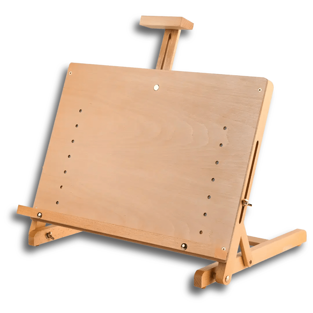 Adjustable Wooden Tabletop Painting Easel paint by numbers kit