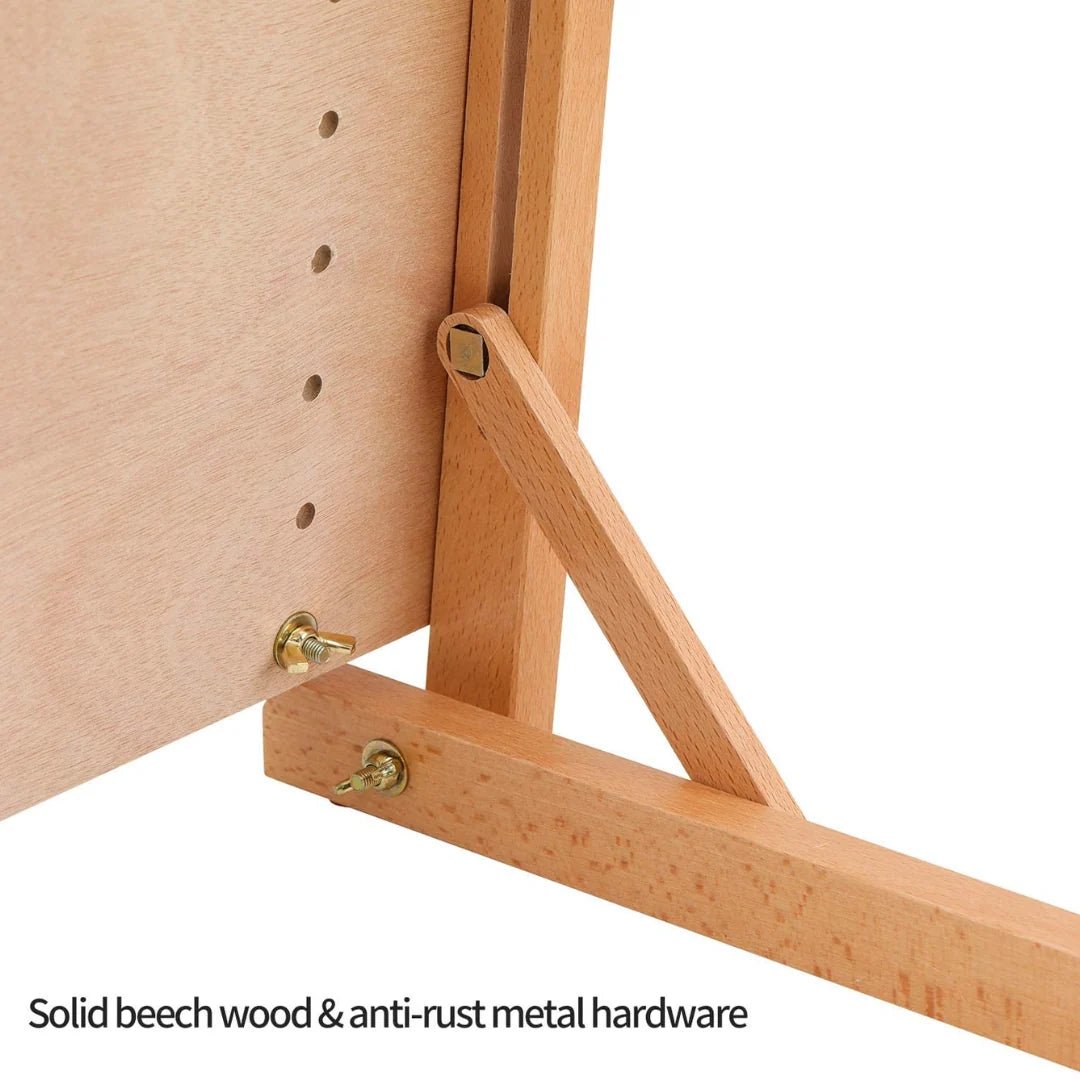 Adjustable Wooden Tabletop Painting Easel paint by numbers kit