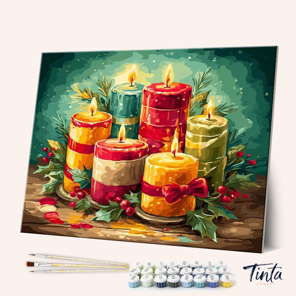 Candle Union paint by numbers kit