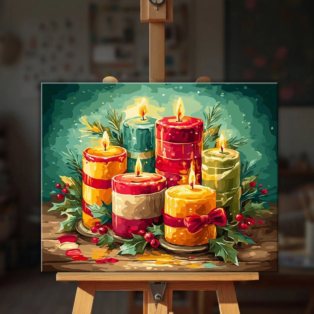 Candle Union paint by numbers kit