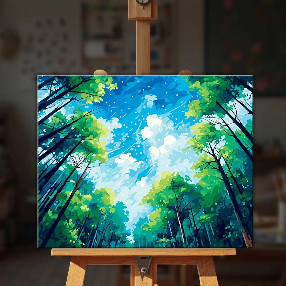 Canopy Skies paint by numbers kit