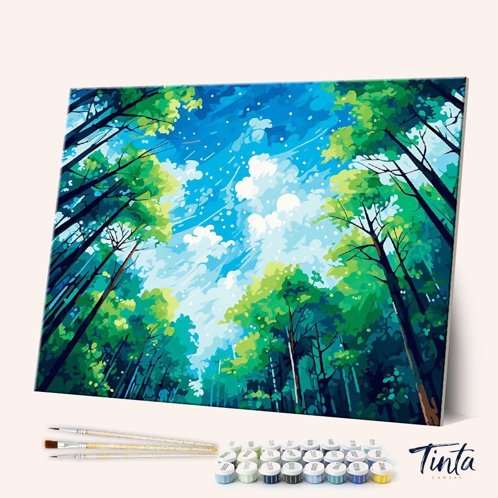 Canopy Skies paint by numbers kit