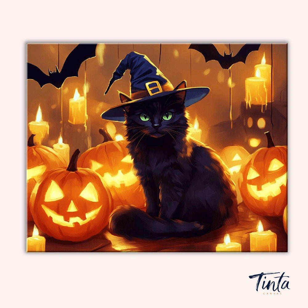 Cat's Spell paint by numbers kit