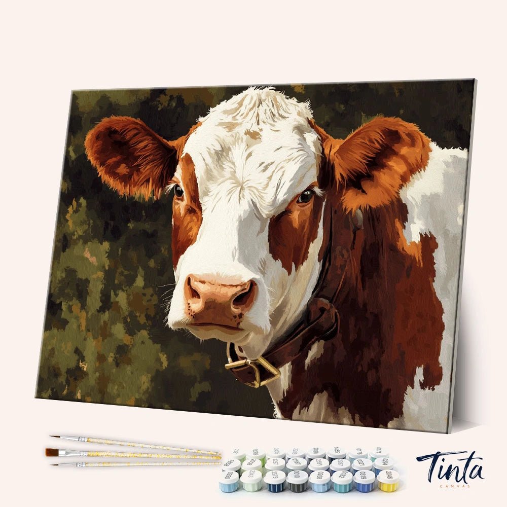 Cattle Portrait paint by numbers kit