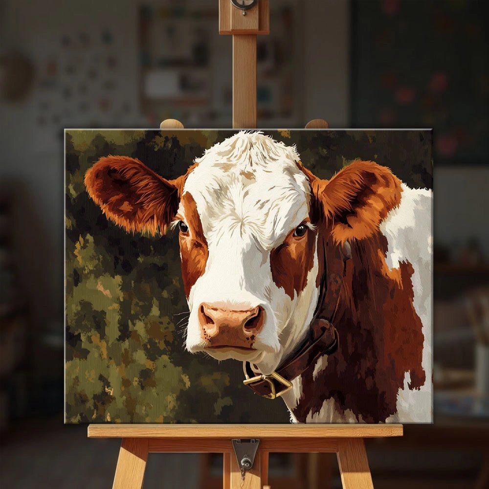 Cattle Portrait paint by numbers kit