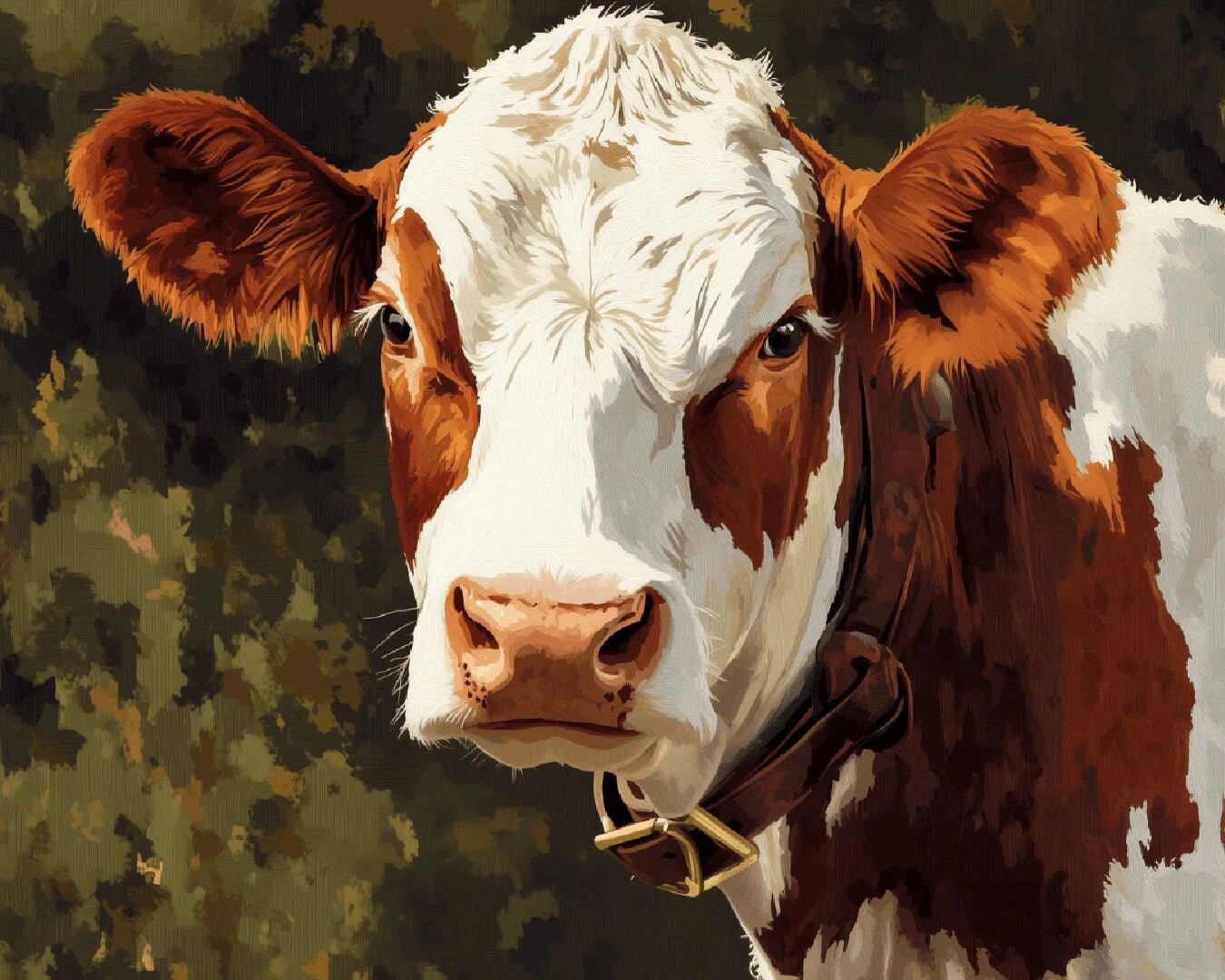 Cattle Portrait paint by numbers kit
