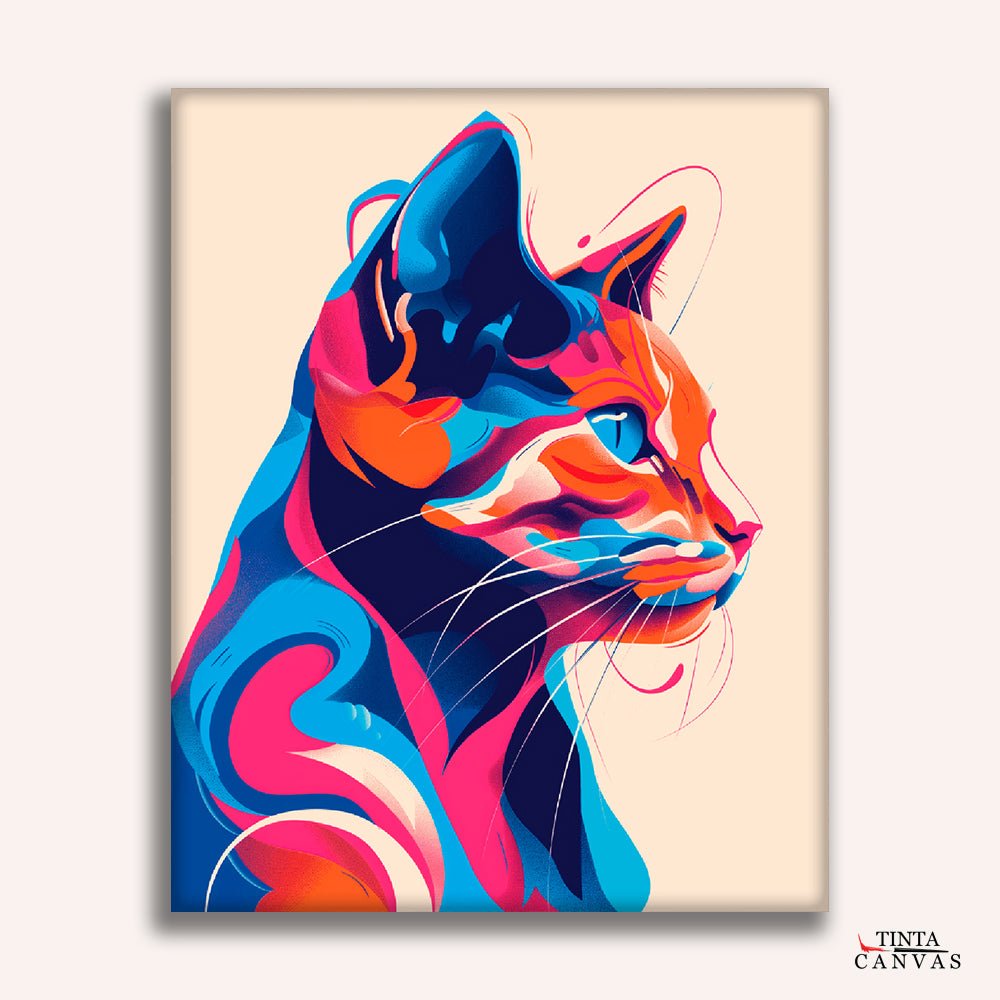 Pétalos en vuelo – Kit de pintura por números – Tinta Canvas, image size:1000x1000