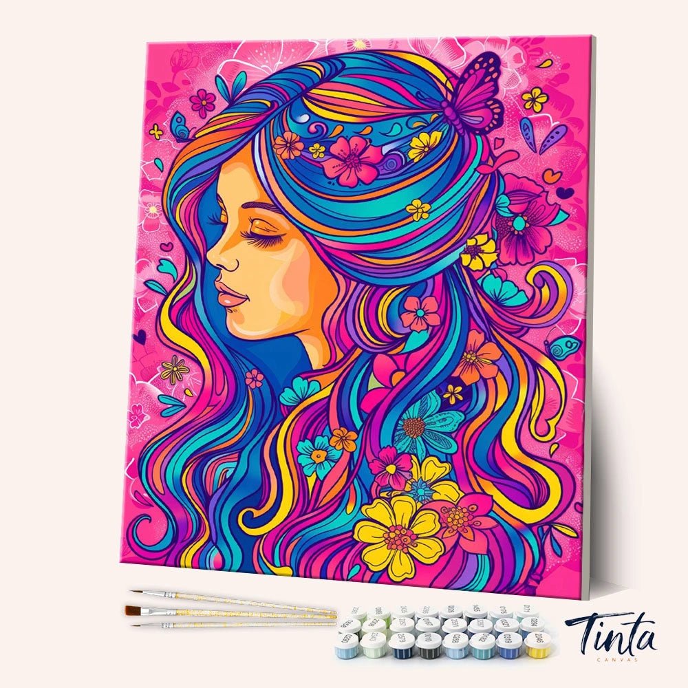 Colors of Her Soul paint by numbers kit
