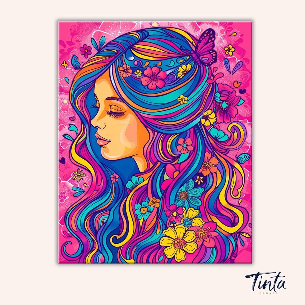 Colors of Her Soul paint by numbers kit