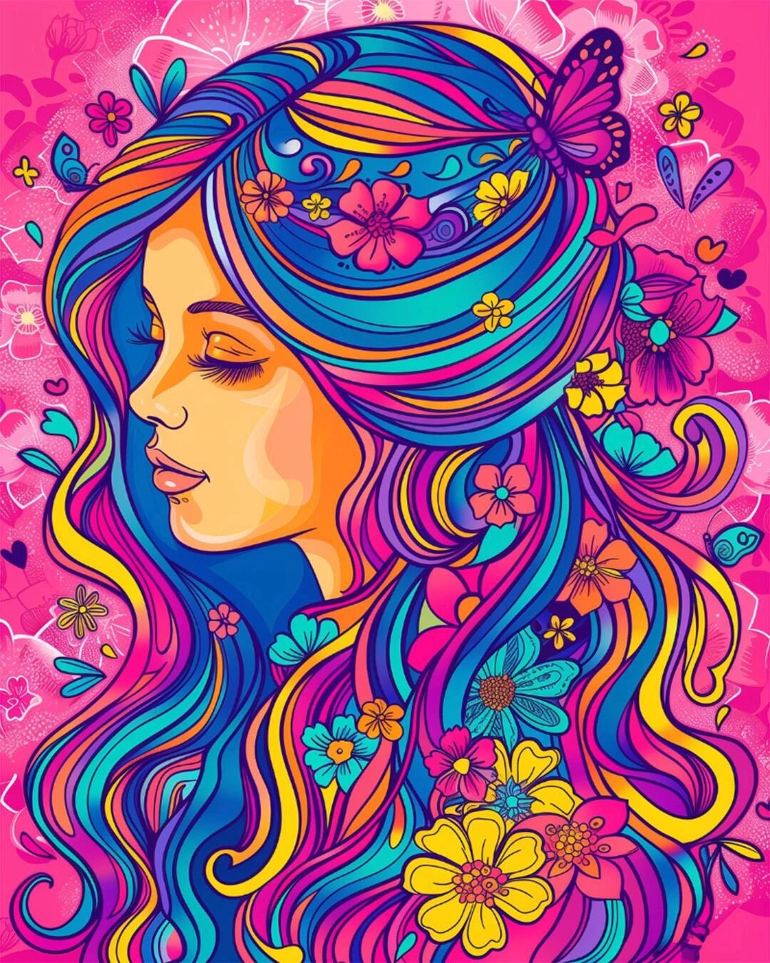 Colors of Her Soul paint by numbers kit