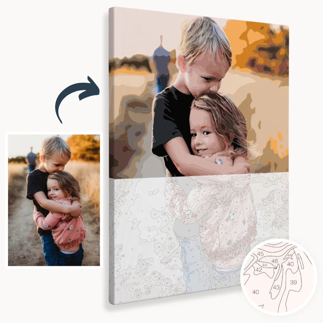 Custom Paint by Numbers Kit paint by numbers kit