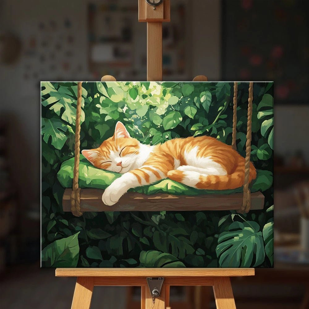 Dreamy Garden Nap paint by numbers kit