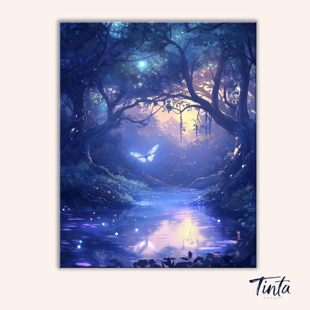 Ethereal Forest paint by numbers kit