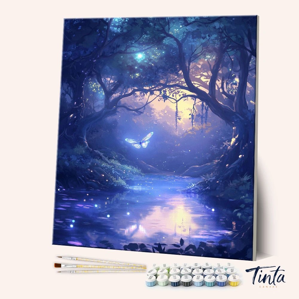 Ethereal Forest paint by numbers kit