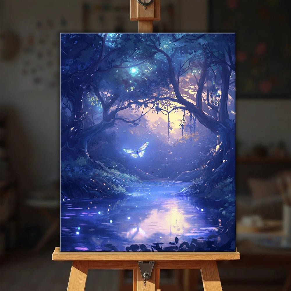 Ethereal Forest paint by numbers kit