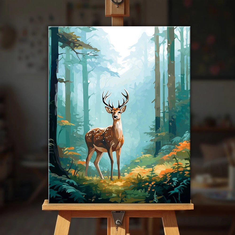 Forest Guardian paint by numbers kit