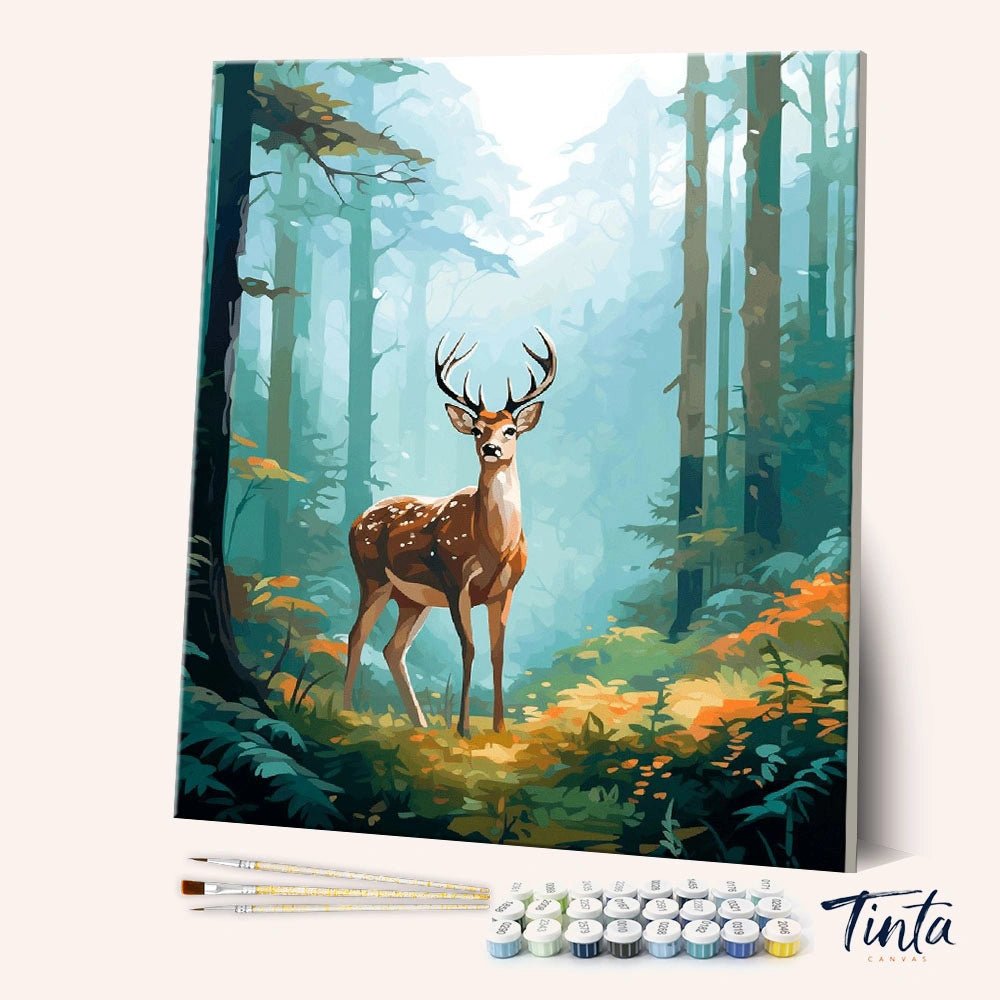 Forest Guardian paint by numbers kit