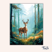 Forest Guardian paint by numbers kit