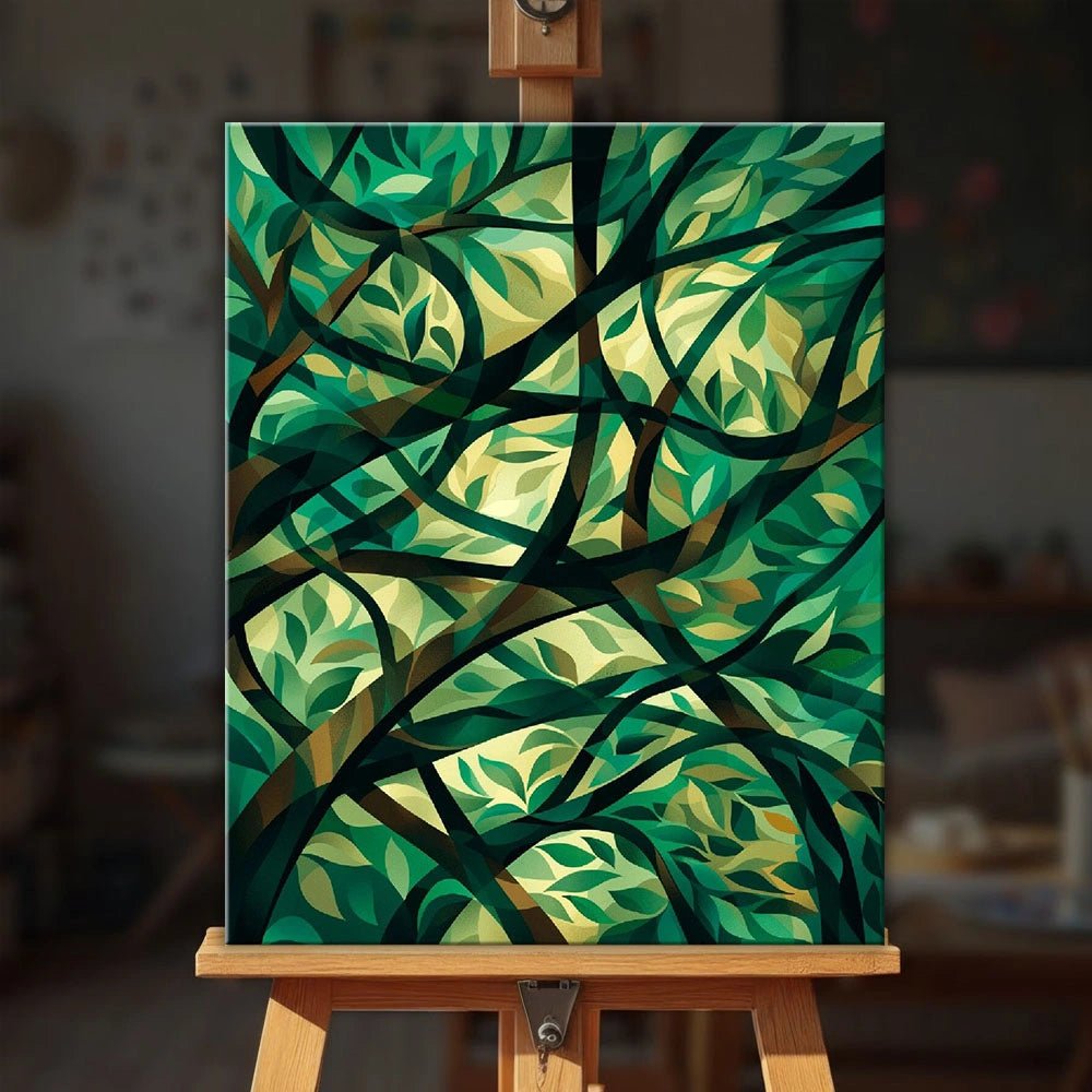 Forest Lush paint by numbers kit