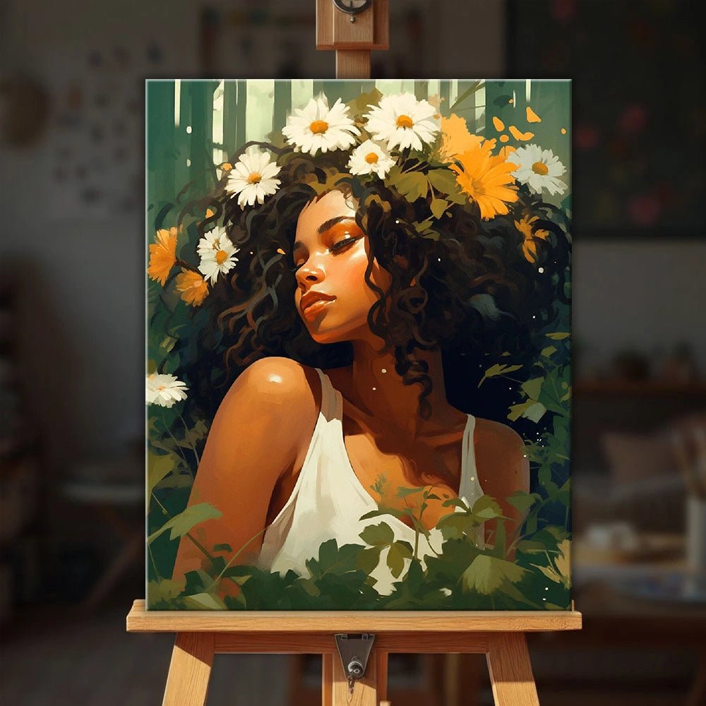 Forest Queen paint by numbers kit