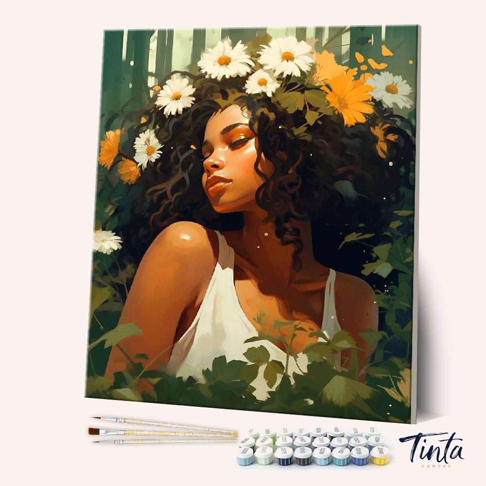 Forest Queen paint by numbers kit