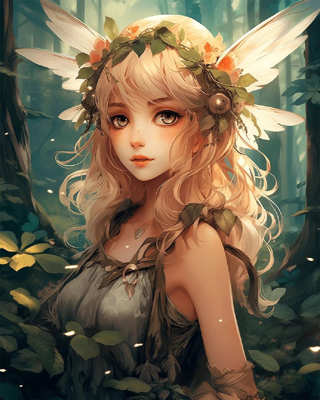 Forest Whispers paint by numbers kit