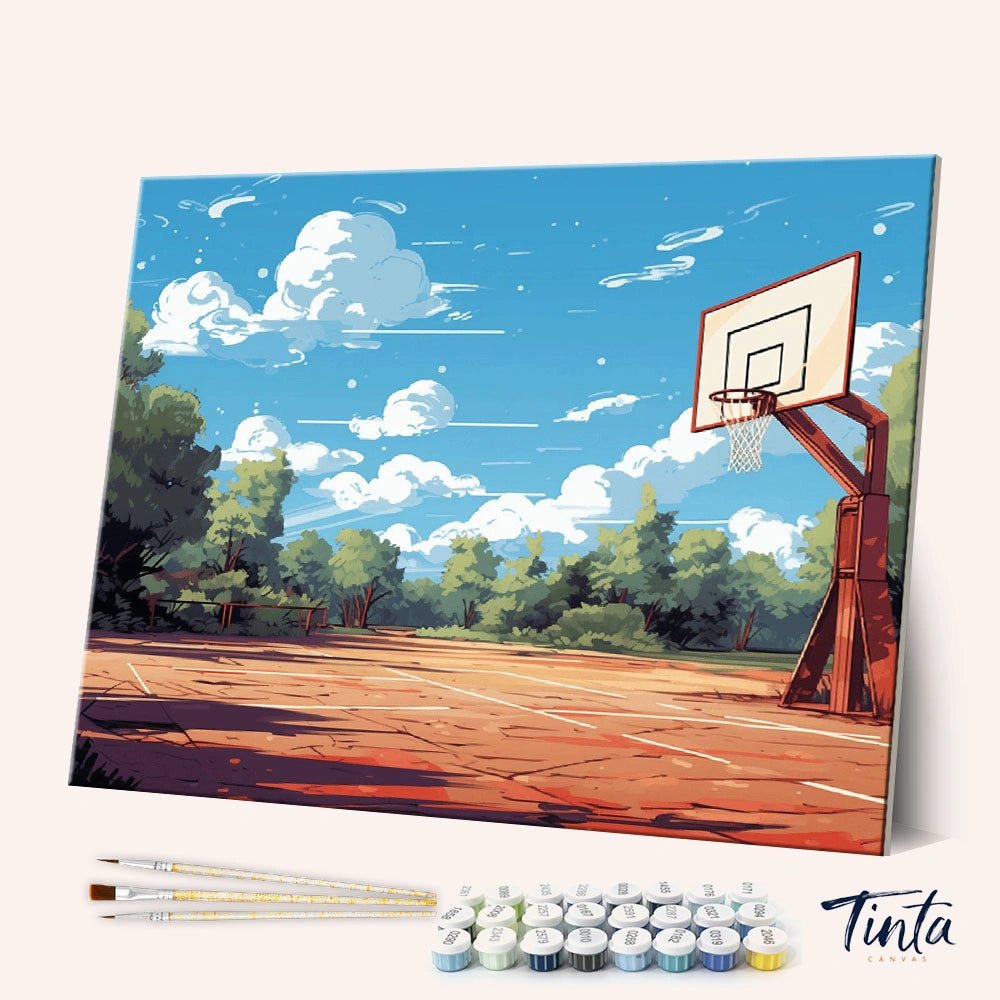 Forgotten Hoops paint by numbers kit