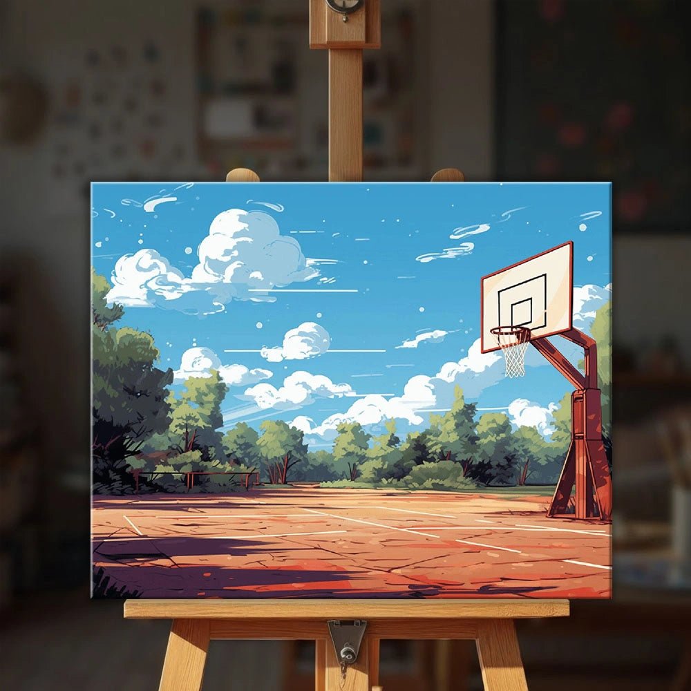 Forgotten Hoops paint by numbers kit