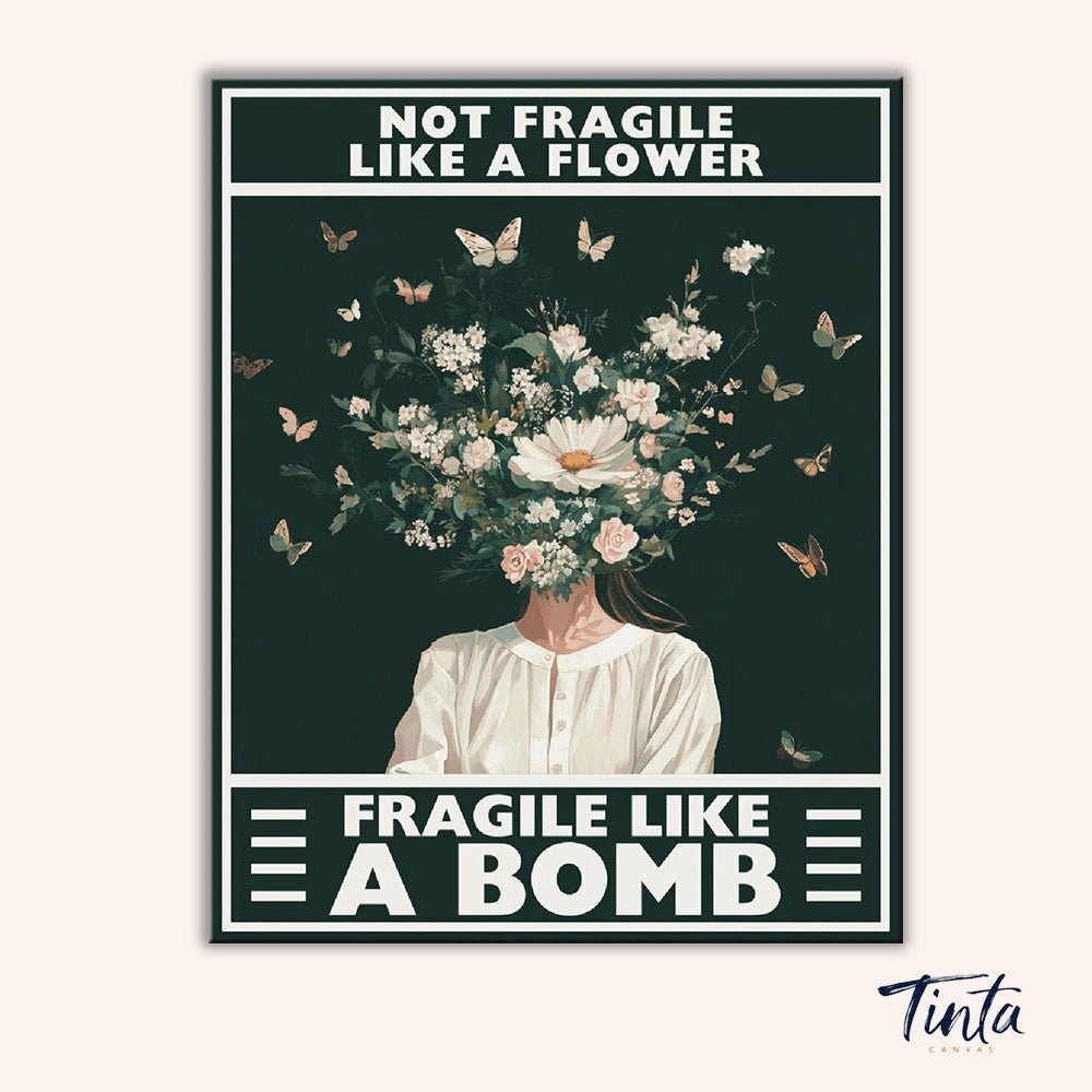 Fragile Like a Bomb paint by numbers kit