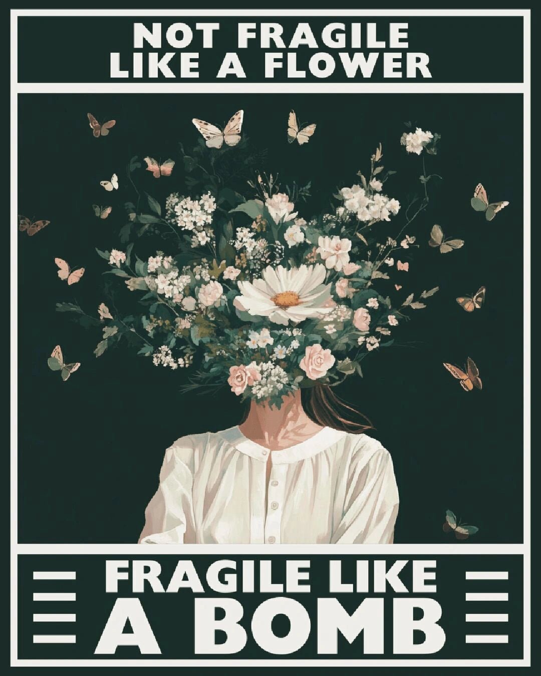 Fragile Like a Bomb paint by numbers kit